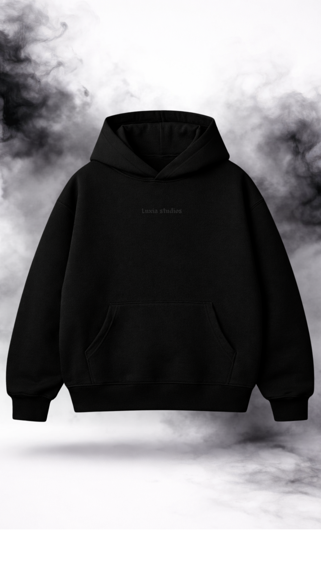 Hoodie Negro Grafito