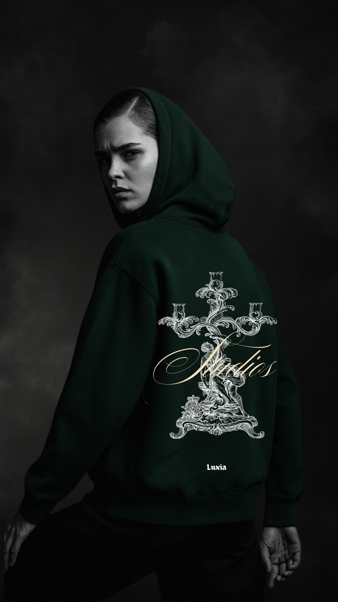 Hoodie Verde Esmeralda